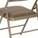 Alt View 15. Alamont Home - Hercules Vinyl Upholstered Folding Chair - Beige.
