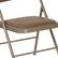 Alt View 17. Alamont Home - Hercules Vinyl Upholstered Folding Chair - Beige.