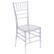 Front. Alamont Home - Flash Elegance Chiavari Chair - Crystal Ice Blue.