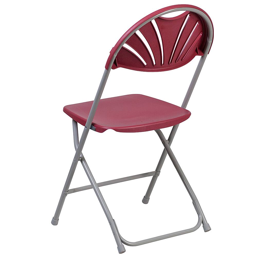 Alt View 14. Alamont Home - Hercules Folding Chair - Burgundy.