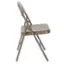 Alt View 14. Alamont Home - Hercules Series Double Braced Metal Folding Chair (set of 4) - Beige.