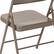 Alt View 17. Alamont Home - Hercules Series Double Braced Metal Folding Chair (set of 4) - Beige.