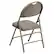 Alt View 13. Alamont Home - Hercules Fabric Upholstered Folding Chair (set of 4) - Beige Fabric/Beige Frame.