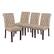 Front. Alamont Home - Hercules Dining Chair (Set of 4) - Beige LeatherSoft.