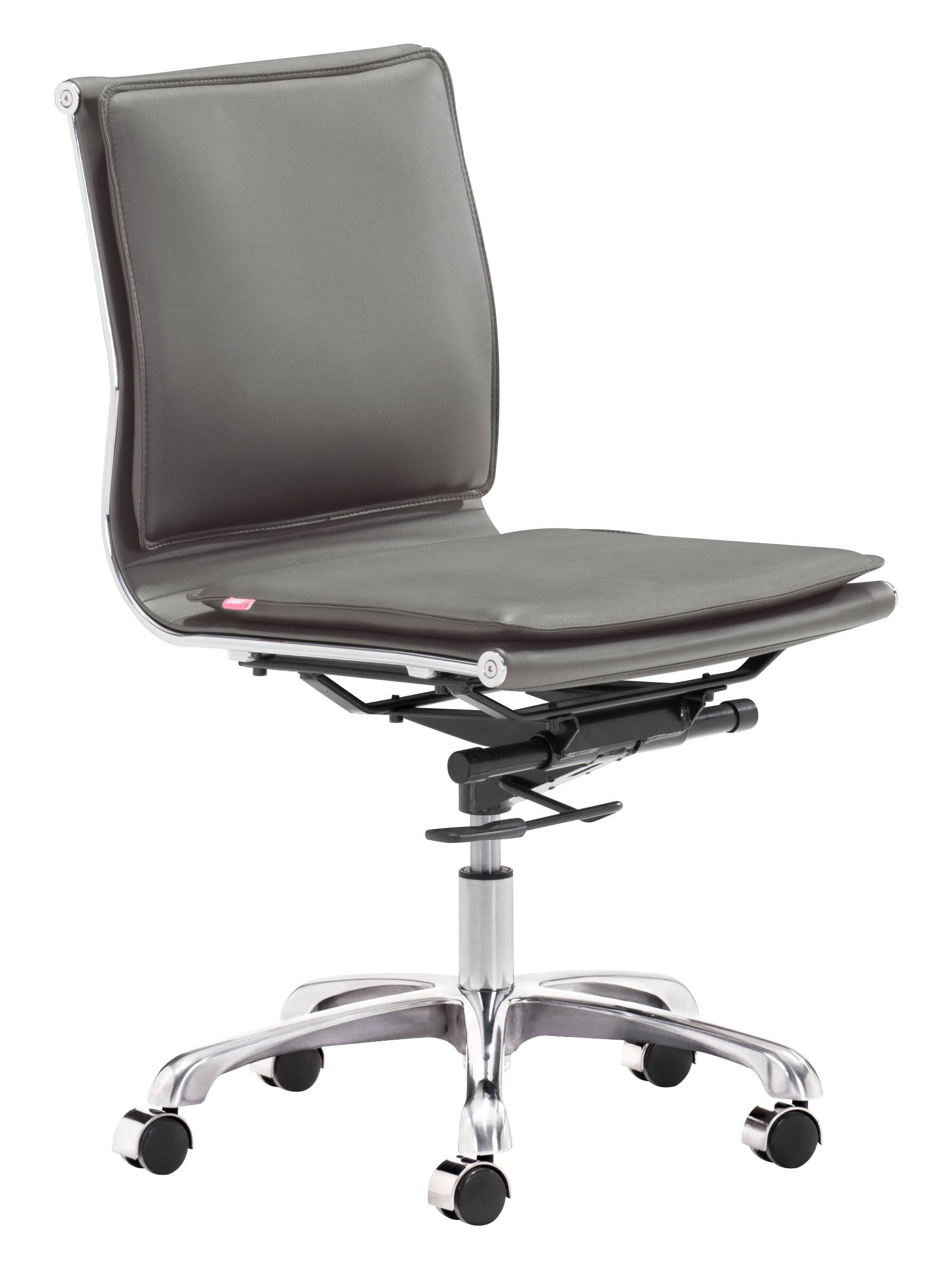 Hivvago - Lider Plus Armless Office Chair - Gray