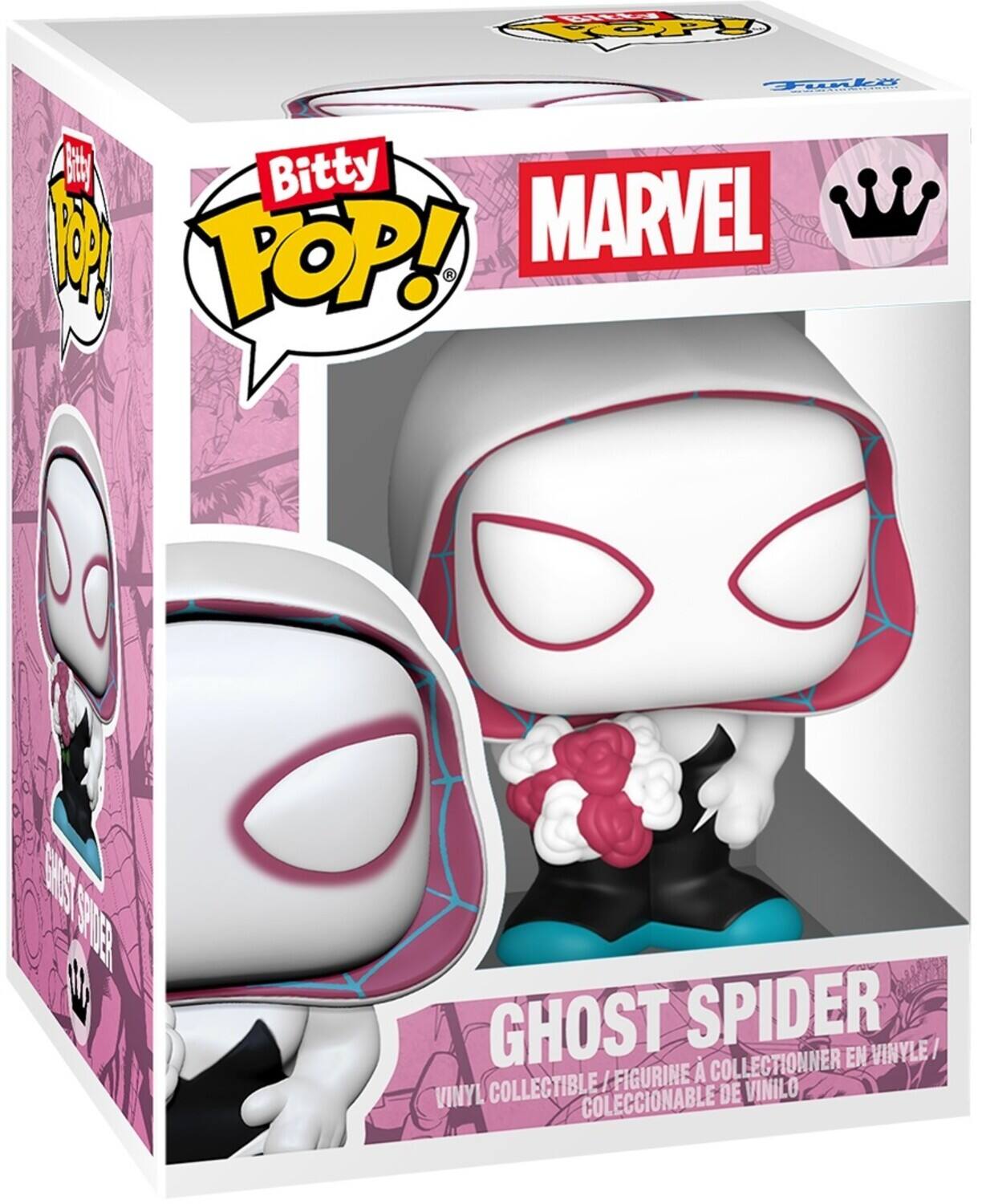 Bitty Pop!  
MARVEL  
GHOST SPIDER  
VINYL COLLECTIBLE / FIGURINE À COLLECTIONNER EN VINYLE / COLECCIONABLE DE VINILO