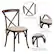 Alt View 18. Alamont Home - Hercules Cross Back Chair - Early American.