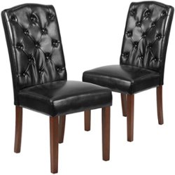 Flash Furniture - Hercules Grove Park Dining Chair - Upholstered - Brown Fabric - Front_Zoom