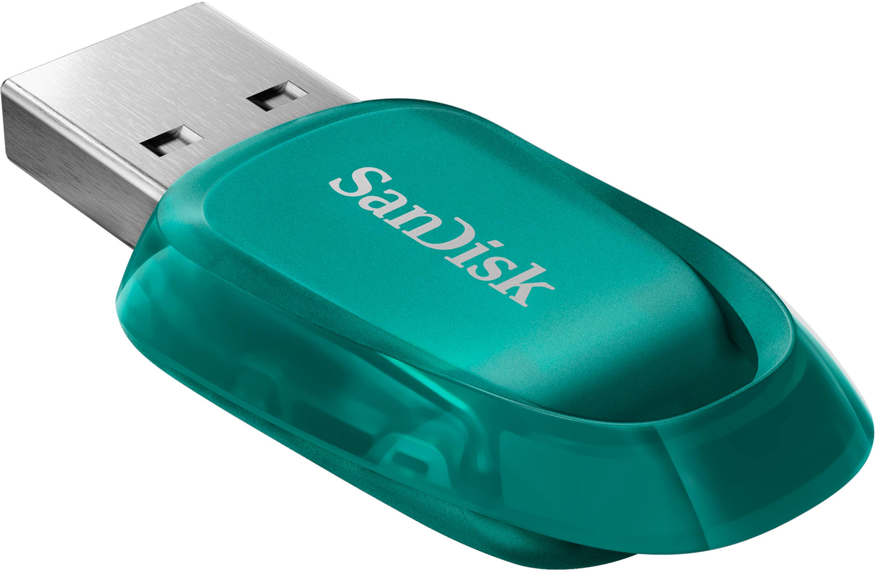 Alt View 12. SanDisk - Ultra Eco 256GB USB 3.2 Gen 1 Type-A Flash Drive - Green.