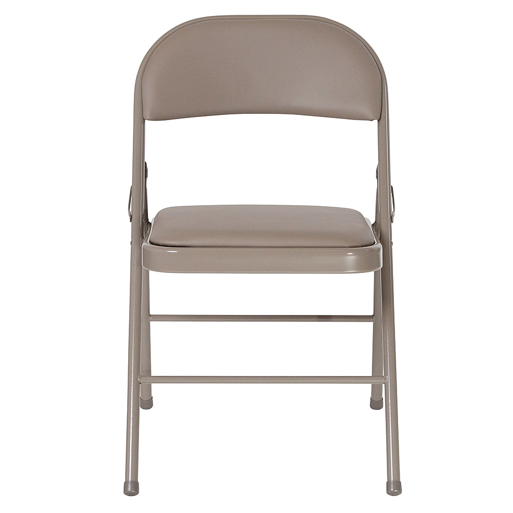Alt View 11. Alamont Home - Hercules Vinyl Upholstered Folding Chair - Gray.