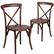 Front. Alamont Home - Hercules Cross Back Chair - Mahogany.