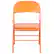 Alt View 11. Alamont Home - Hercules Metal Upholstered Folding Chair - Orange Marmalade.