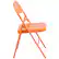 Alt View 16. Alamont Home - Hercules Metal Upholstered Folding Chair - Orange Marmalade.