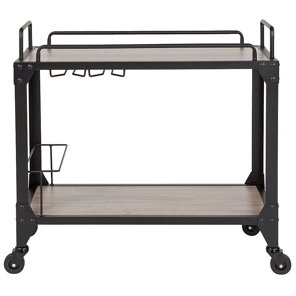 Alamont Home - Midtown Kitchen Serving Cart - Light Oak