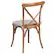 Alt View 13. Alamont Home - Hercules Cross Back Chair - Oak.