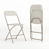 Alamont Home - Hercules Folding Chair - Beige - Front_Zoom