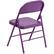 Alt View 14. Alamont Home - Hercules Metal Upholstered Folding Chair - Impulsive Purple.