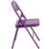 Alt View 16. Alamont Home - Hercules Metal Upholstered Folding Chair - Impulsive Purple.