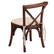 Alt View 12. Alamont Home - Hercules Cross Back Chair - Mahogany.