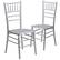 Front. Alamont Home - Hercules Chiavari Chair - Silver.