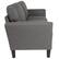 Alt View 3. Alamont Home - Asti Living Room Sofa - Dark Gray Fabric.