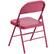 Alt View 14. Alamont Home - Hercules Metal Upholstered Folding Chair - Shockingly Fuchsia.