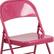 Alt View 15. Alamont Home - Hercules Metal Upholstered Folding Chair - Shockingly Fuchsia.