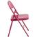 Alt View 16. Alamont Home - Hercules Metal Upholstered Folding Chair - Shockingly Fuchsia.
