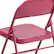 Alt View 17. Alamont Home - Hercules Metal Upholstered Folding Chair - Shockingly Fuchsia.