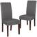 Front. Alamont Home - Greenwich Dining Chair (Set of 2) - Light Gray Fabric.