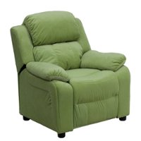 Alamont Home - Charlie Kids Recliner - Green - Front_Zoom