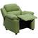 Alt View 22. Alamont Home - Charlie Kids Recliner - Green.
