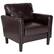 Front. Alamont Home - Asti Living Room Chair - Brown LeatherSoft.