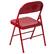 Alt View 14. Alamont Home - Hercules Series Double Braced Metal Folding Chair - Red.