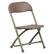 Front. Alamont Home - Timmy Kids Folding Chair - Brown.