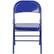 Alt View 11. Alamont Home - Hercules Metal Upholstered Folding Chair - Cobalt Blue.