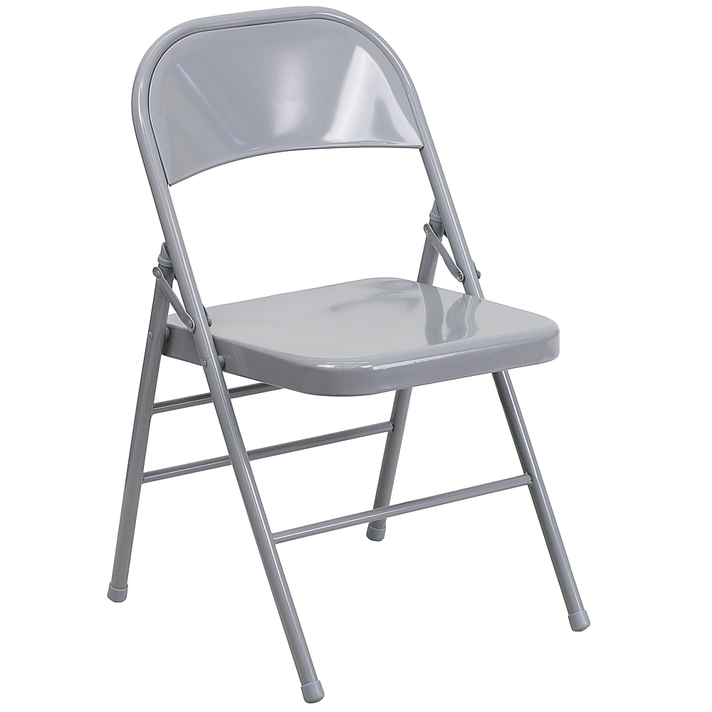 Flash Furniture Hercules Metal Upholstered Folding Chair  - Best Buy