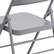 Alt View 15. Alamont Home - Hercules Metal Upholstered Folding Chair - Gray.
