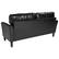 Alt View 2. Alamont Home - Asti Living Room Sofa - Black LeatherSoft.