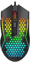 REDRAGON - M987-K Lightweight Wired Optical Gaming Mouse with RGB Backlighting - Black - Front_Zoom