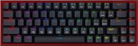 REDRAGON - K631-RGB 65% Wired Mechanical Red Switch Gaming Keyboard with RGB Backlighting - Black - Front_Zoom