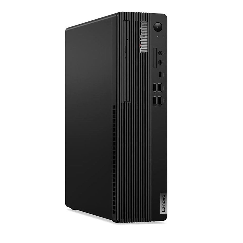 Angle View: Lenovo - ThinkCentre M80s Gen 3 Desktop - Intel Core i5 - 8GB Memory - 256GB SSD - Black