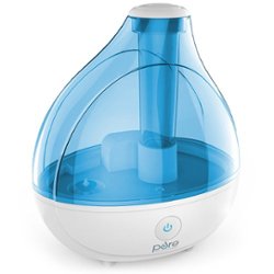 Pure Enrichment - 1.5L Tank Humidifier and Night Light - White - Front_Zoom