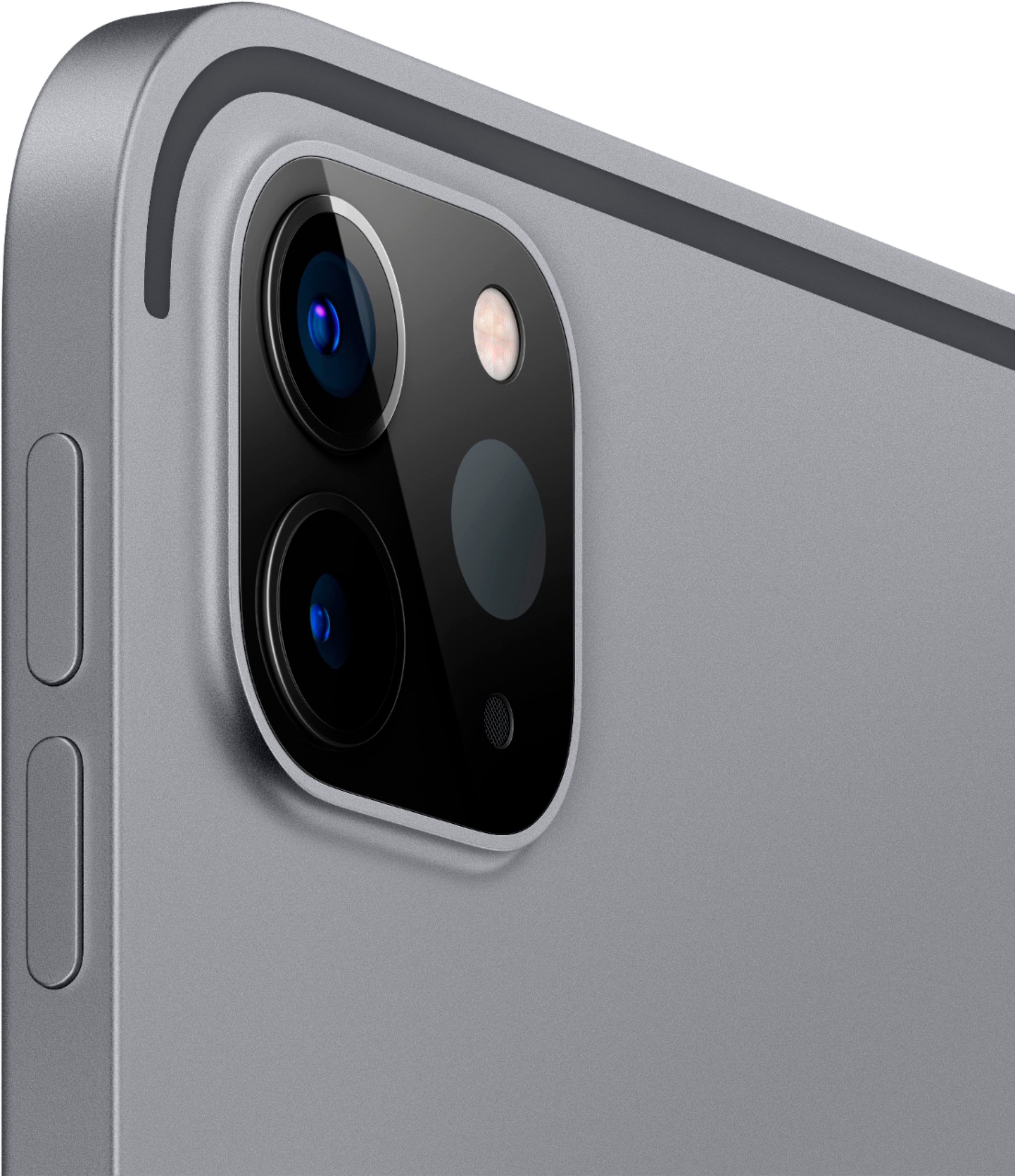 Alt View 13. Apple - Geek Squad Certified Refurbished 12.9-Inch iPad Pro (4th Generation) with Wi-Fi - 256GB - Space Gray.