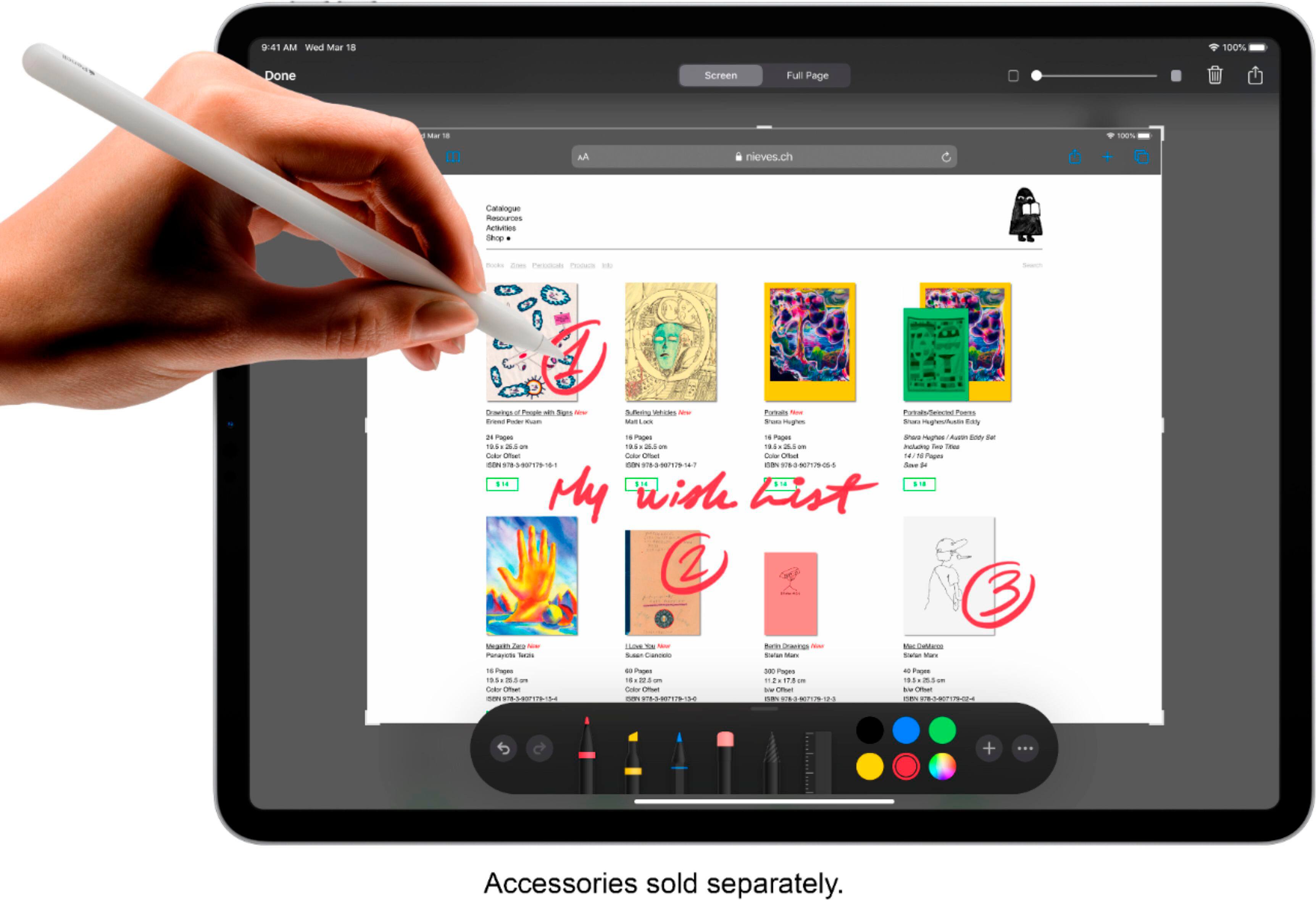 Alt View 15. Apple - Geek Squad Certified Refurbished 12.9-Inch iPad Pro (4th Generation) with Wi-Fi - 256GB - Space Gray.