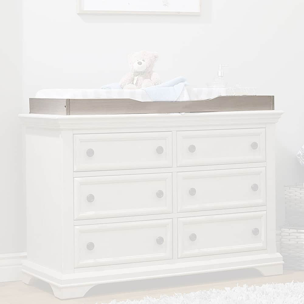 Angle View: Sorelle - Topper for Double Dresser - Ivory