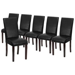 Flash Furniture - Godrich Dining Chair - Black - Front_Zoom