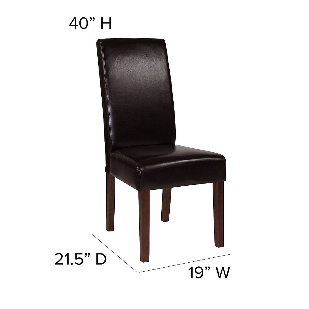 Alt View 13. Alamont Home - Greenwich Dining Chair (Set of 6) - Brown LeatherSoft.