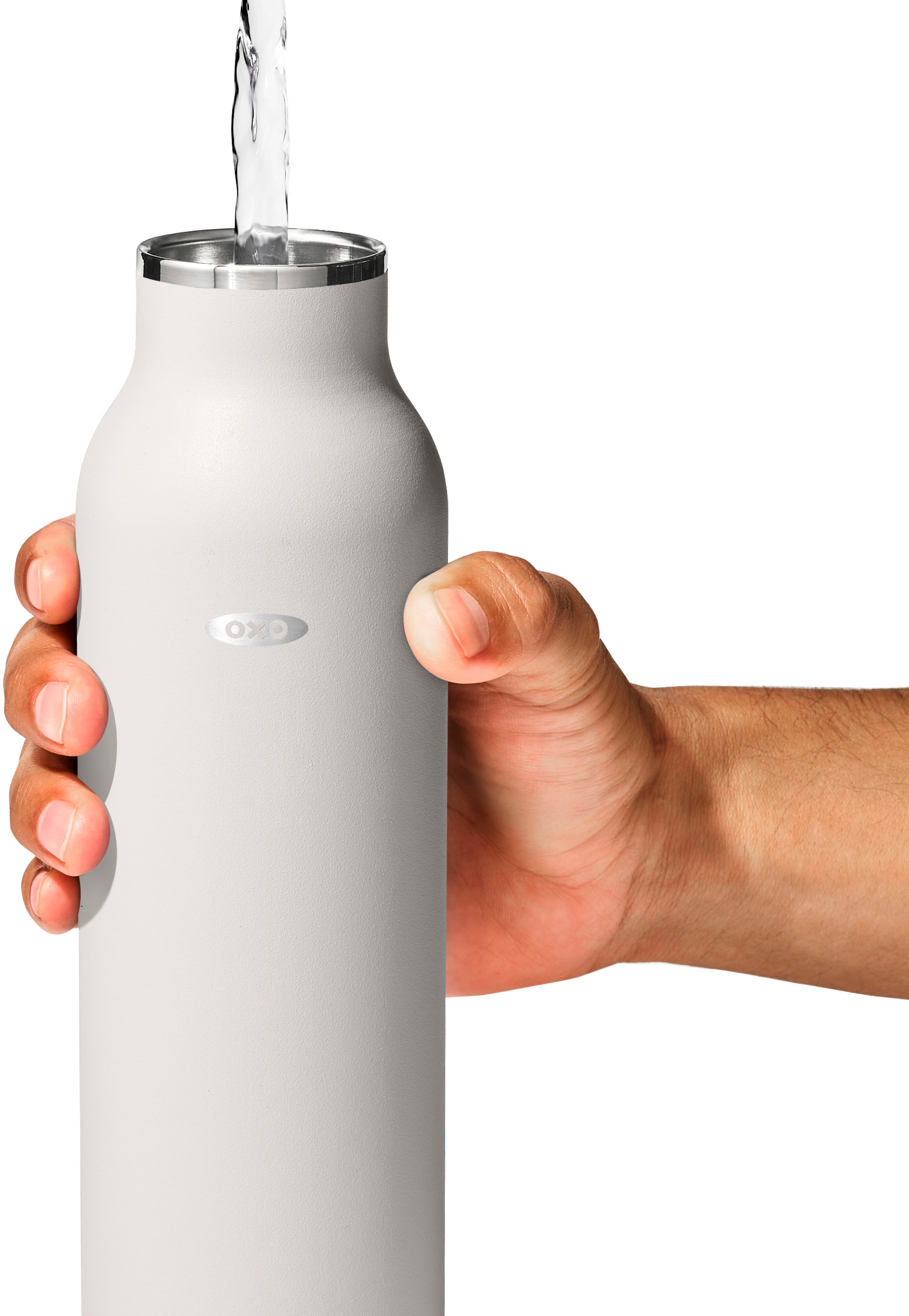 OXO - Strive Insulated Water Bottle - 24 oz - Black - Dishwasher