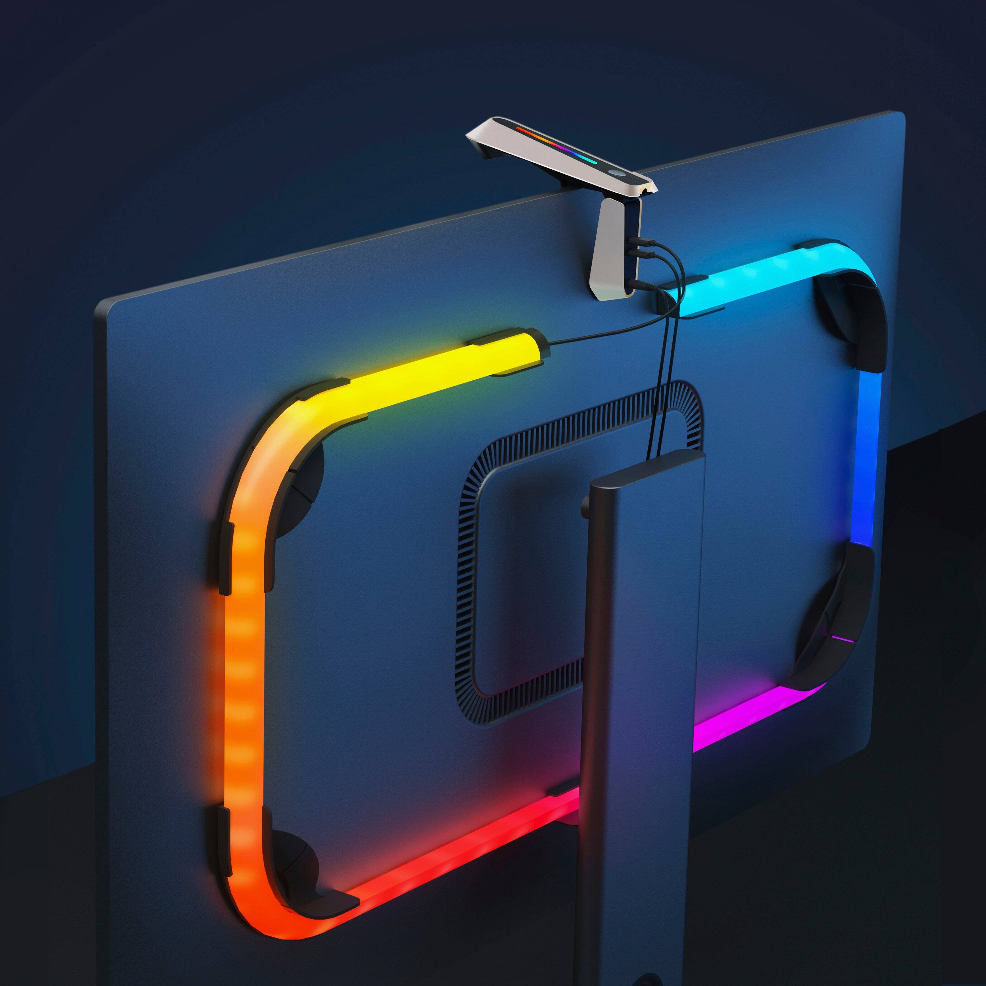 Alt View 11. Govee - DreamView G1S Gaming Light for "24-32" Monitors - Multi.